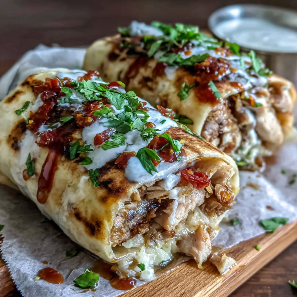 Chili Chicken Wrap Lunches