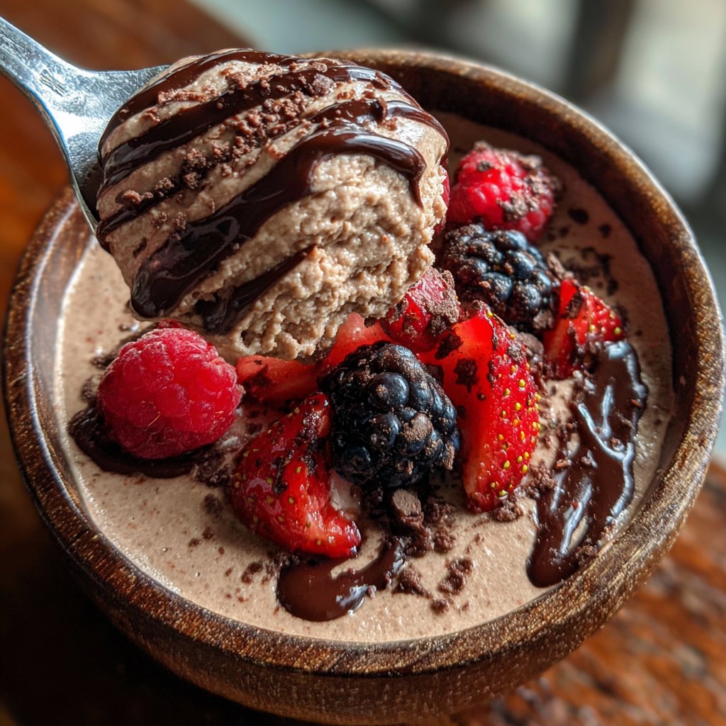 Cottage Cheese Chocolate Mousse