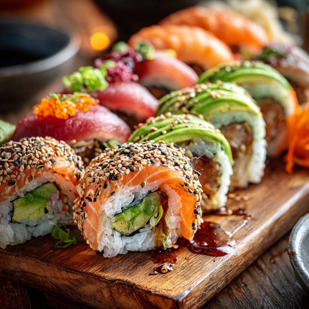 Global Japanese Sushi Rolls