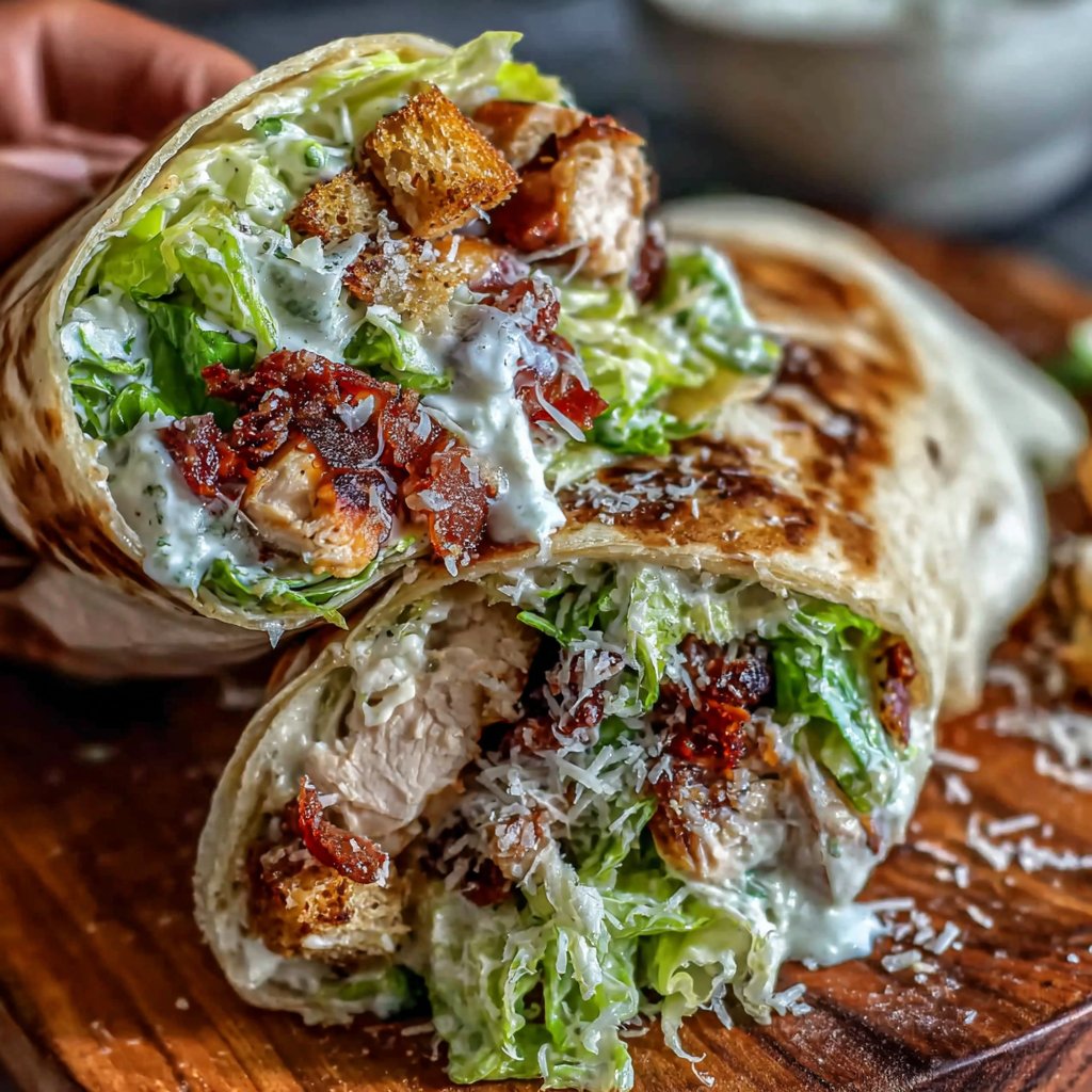 Chicken Caesar Protein Wrap